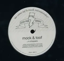 Виниловая пластинка Mock & Toof - K-Choppers [New Vinyl LP]