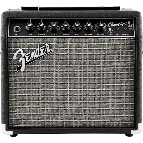 Комбоусилитель для электрогитары Fender Champion II 25 Black 25W 1x8