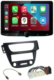 Kenwood MP3 USB DAB Bluetooth Autoradio für Renault Megane 3 09-14 schwarz