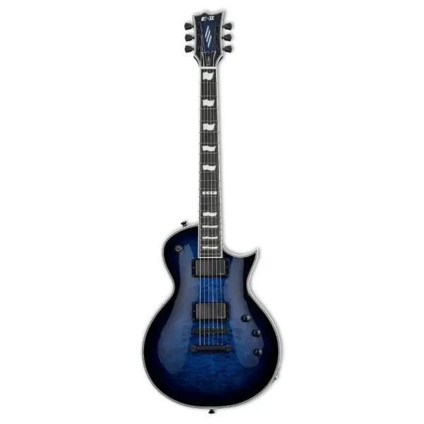 ESP E-II Eclipse 6-String Electric Guitar with Mahogany Body  Reindeer Blue
