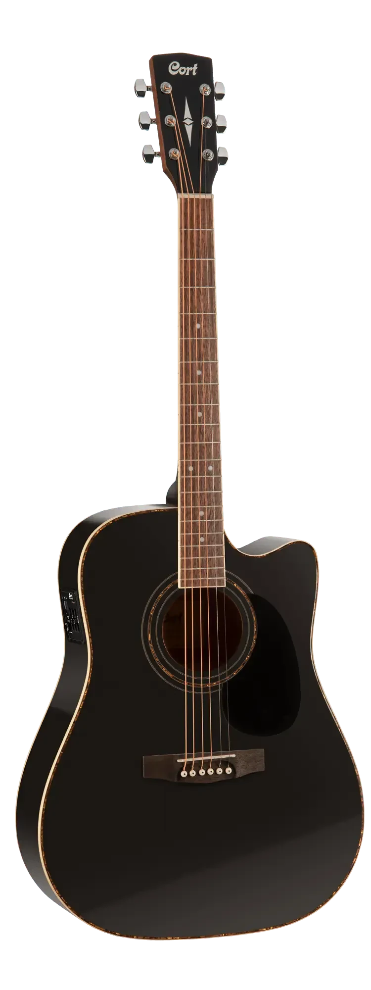 Электроакустическая гитара Cort AD880CE Dreadnought Black