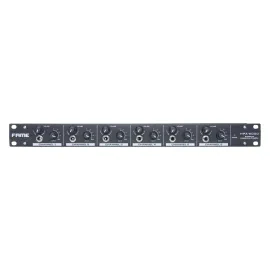 Audio HPA-6000 Kopfhörerverstärker 6-Kanal 6,35mm Klinke Bühne/Studio Schwarz