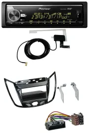 Автомагнитола Pioneer Bluetooth DAB USB MP3 для Ford C-Max/Kuga глянцевый черный