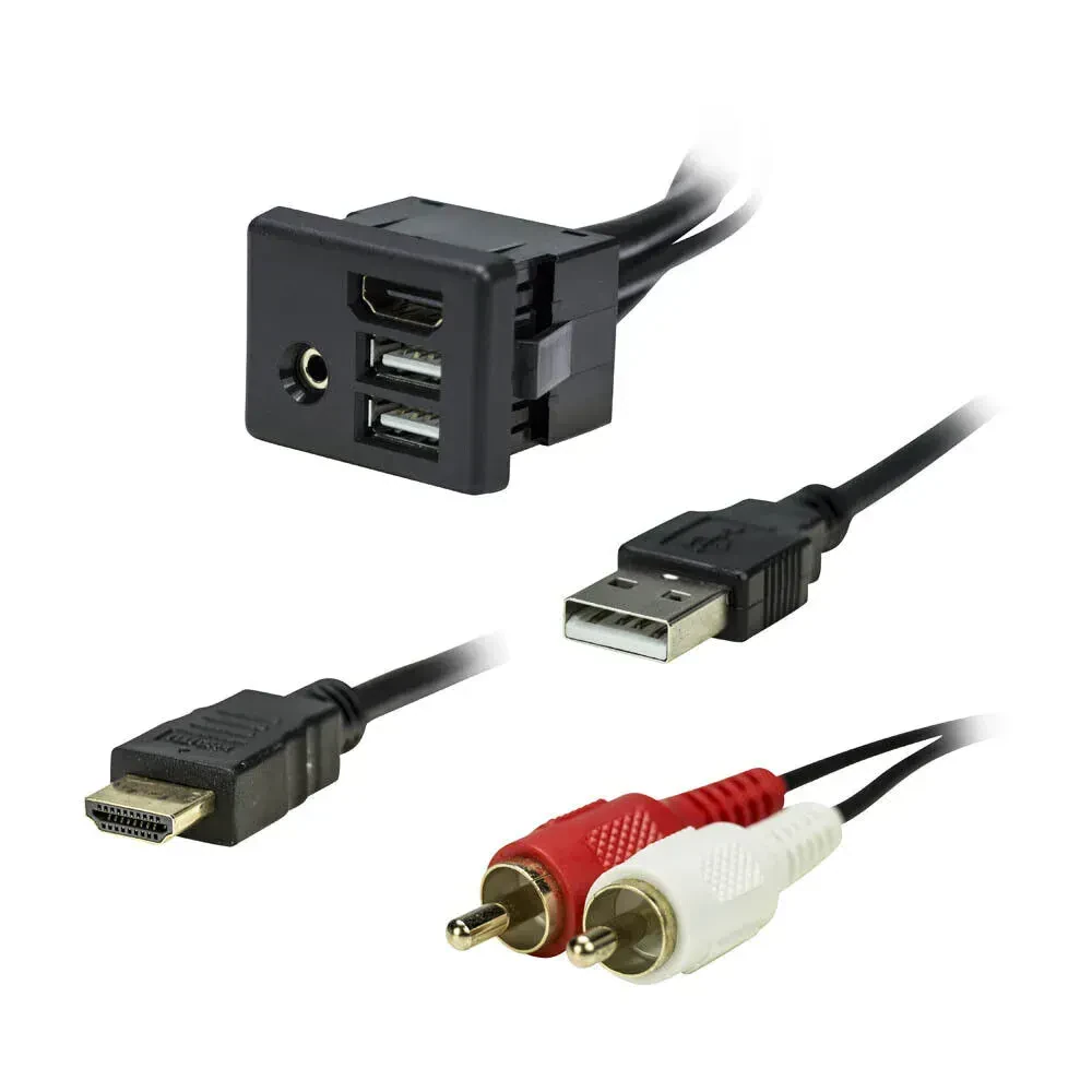 Панель разъемов Axxess AXUSB-GM3 USB, AUX, HDMI