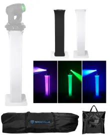 (1) Totem Light Stand w/Black+White Scrims For Martin Rush MH 11 Beam