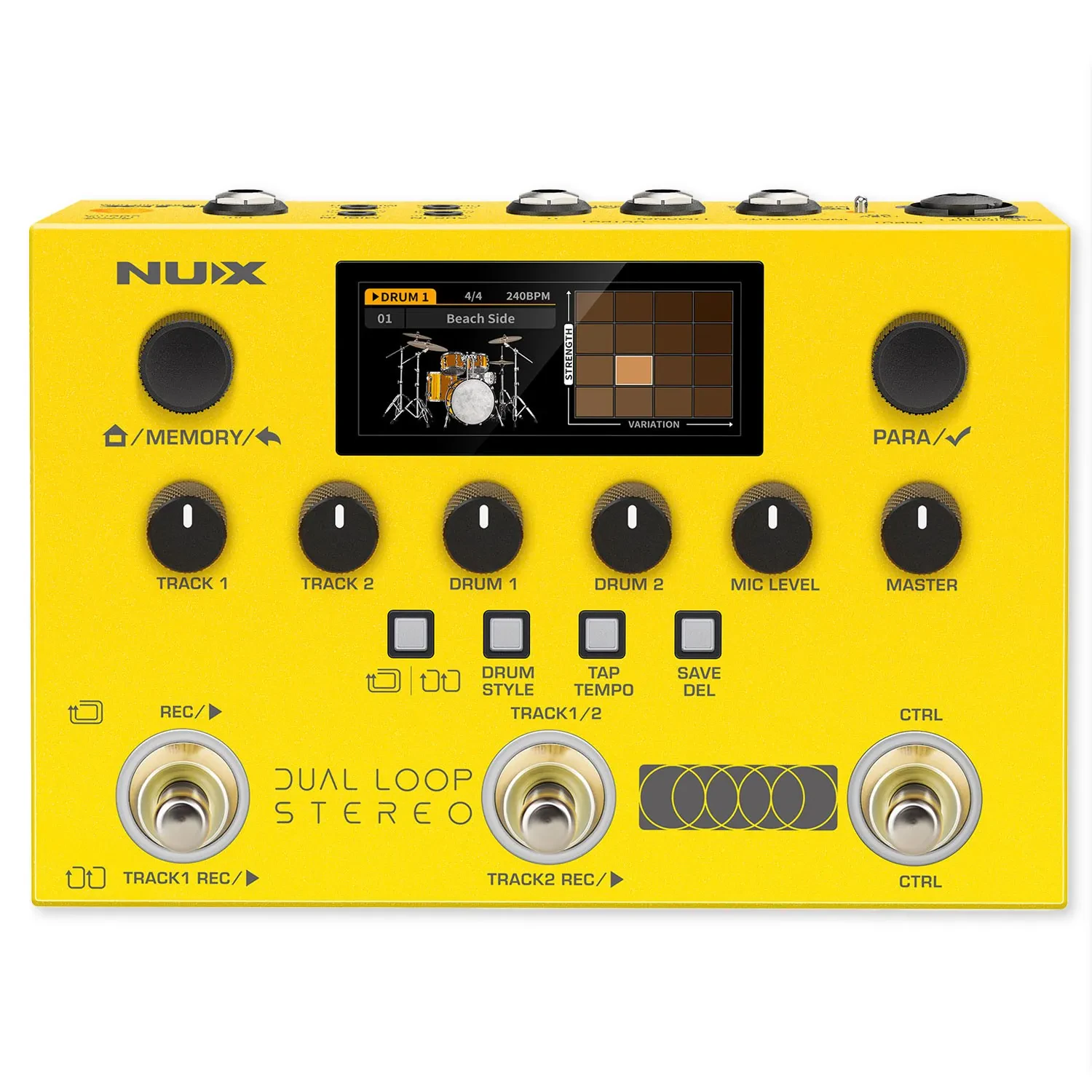 Nux Dual Loop Stereo Effektgerät Looper-Pedal