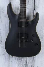 Schecter Demon-6 Solid Body Electric Guitar Aged Black Satin Finish