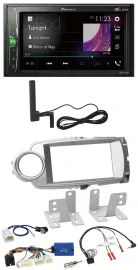 Pioneer MP3 DAB Lenkrad 2DIN Bluetooth Autoradio für Toyota Yaris 2011-2014 silb