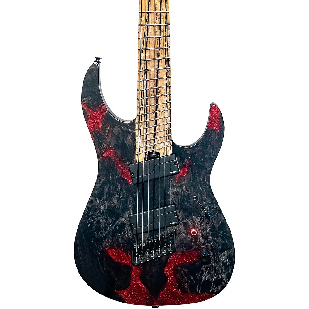 Legator Ninja 7 String MultiScale X Series Electric Guitar Black Widow