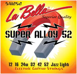 Струны для электрогитары La Bella SA1252 Super Alloy 12-52