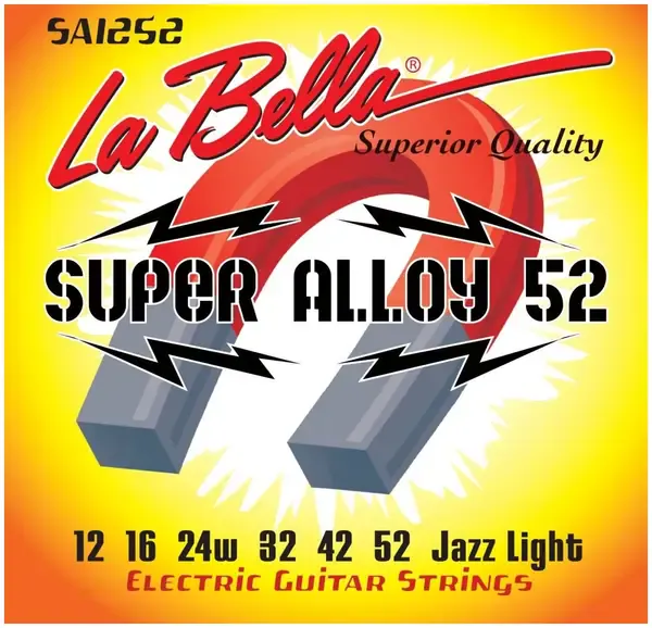 Струны для электрогитары La Bella SA1252 Super Alloy 12-52