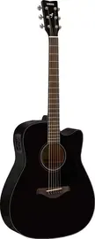 Электроакустическая гитара Yamaha FGX800C BL Black