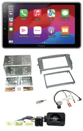 Автомагнитола для Toyota Auris 2007–2011 Pioneer 2DIN, USB, DAB, Bluetooth, антрацит