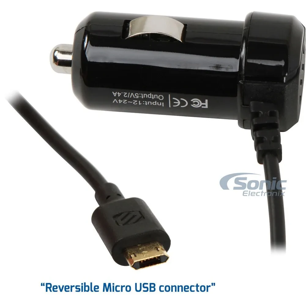 Scosche strikeDRIVE EZTIP EZC12 | Reversible Micro USB Car Charger