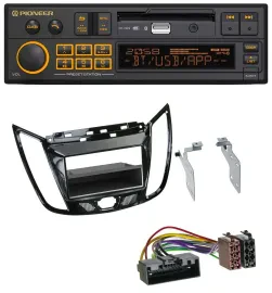 Автомагнитола Pioneer DAB, MP3, USB, Bluetooth для Ford C-Max/Kuga черный (глянцевый)