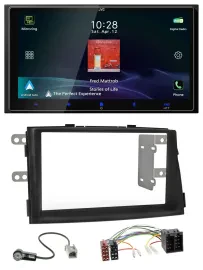 JVC USB Bluetooth 2DIN DAB MP3 Autoradio für Kia Sorento II XM 2009-2012