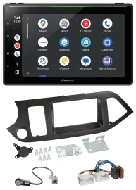 Pioneer 2DIN MP3 USB Bluetooth DAB Autoradio für Kia Picanto ab 11 ohne Start-St