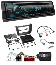 Kenwood Bluetooth USB CD Lenkrad DAB Autoradio für Mazda 3 2009-2013 analog