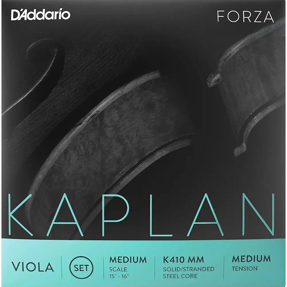 Струны для альта D'Addario Kaplan K410 MM 15"+ Medium Scale (набор, 4 шт.)