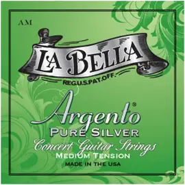 Струны для классической гитары La Bella AR Medium Argento Silver