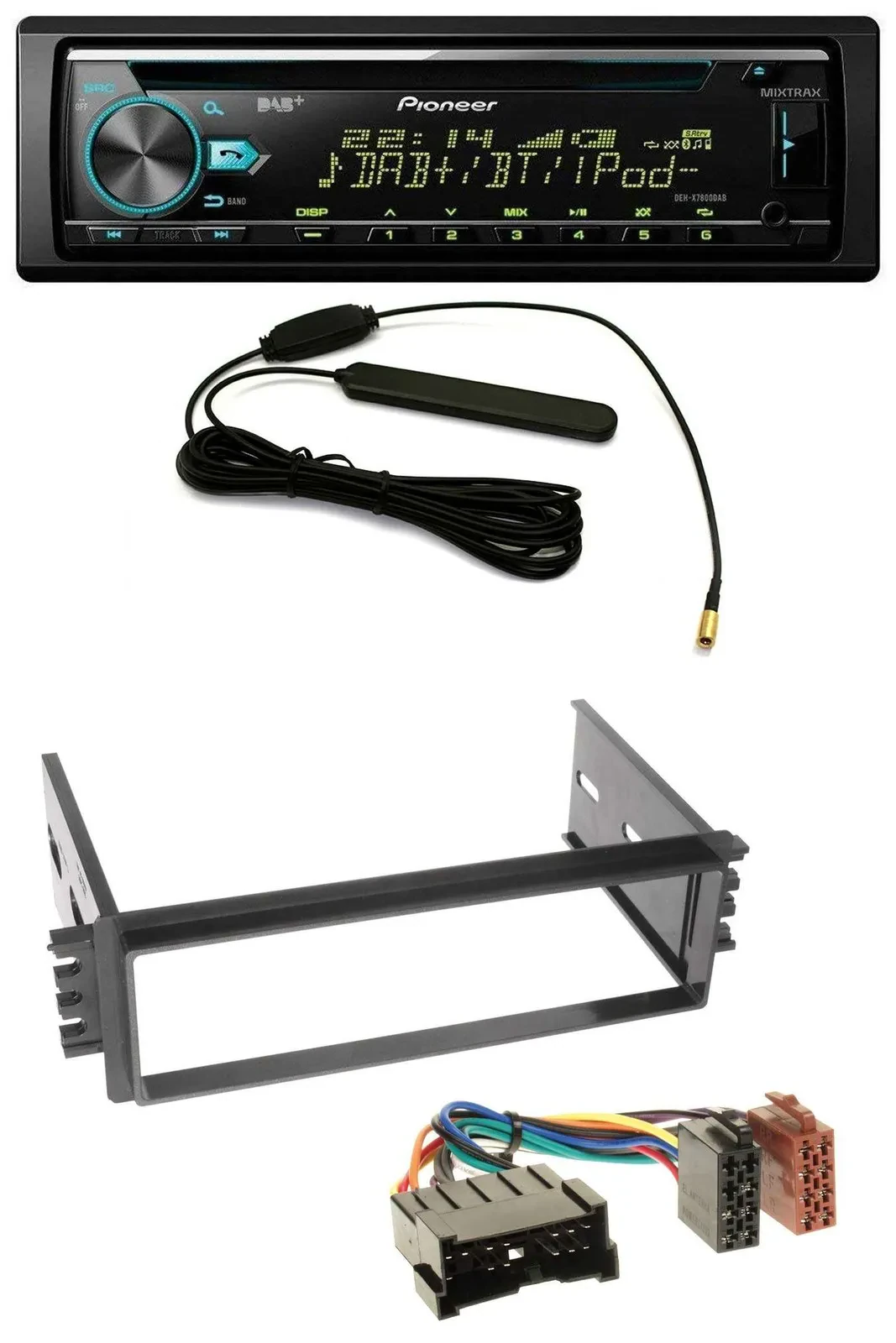 Pioneer CD MP3 AUX DAB USB Autoradio für Hyundai Accent (2002-2005)