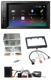 Автомагнитола Pioneer 2-DIN, DAB, Bluetooth, USB, для Porsche Boxster/911/Cayman