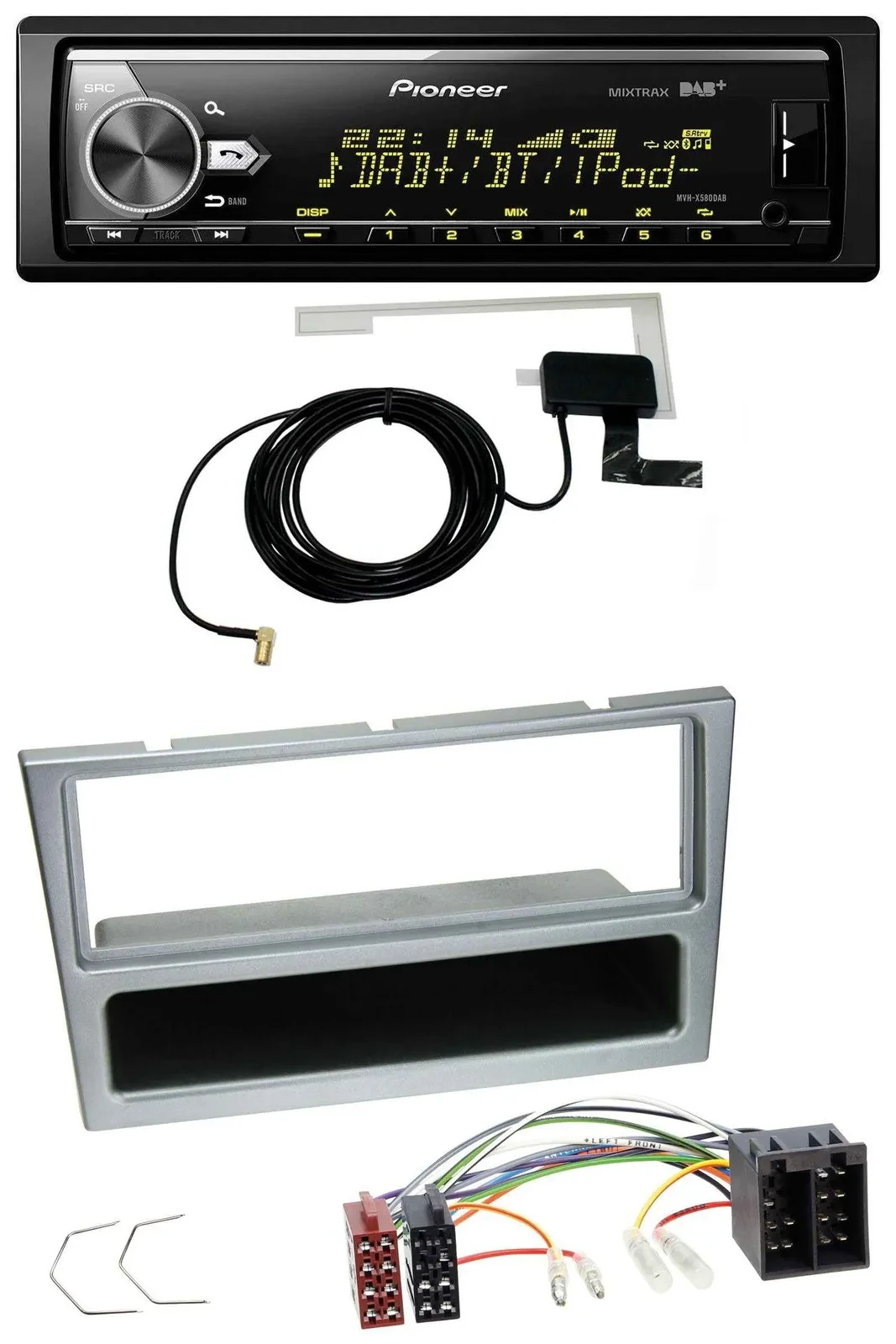 Pioneer Bluetooth DAB USB MP3 Autoradio für Opel Combo C Corsa C Meriva Tigra 20