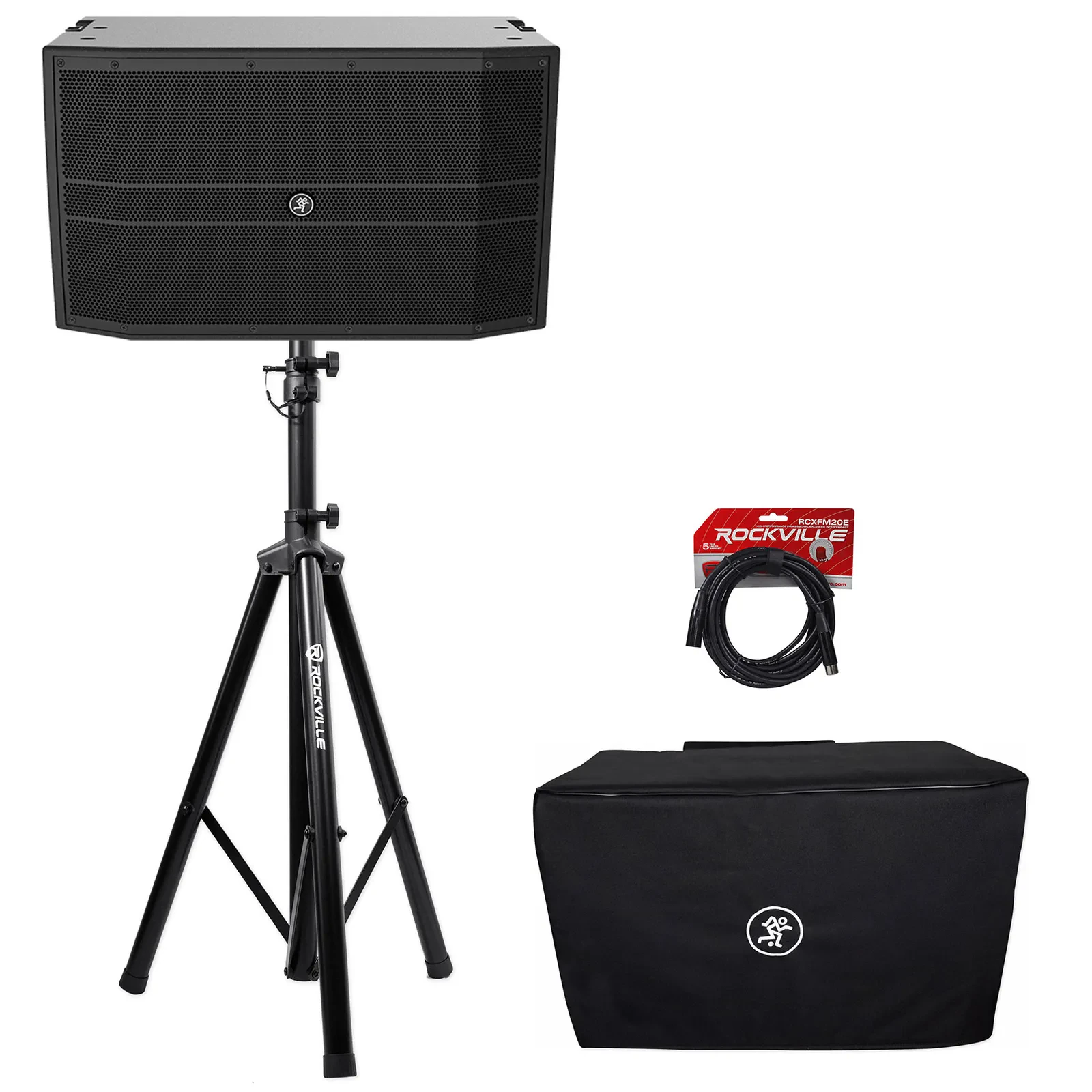 Активная акустическая система Mackie DRM12A 12" 2000W (набор) с чехлом, стойкой и кабелем