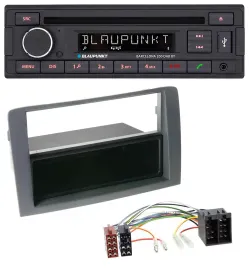 Автомагнитола Blaupunkt USB DAB CD Bluetooth MP3 для Fiat Idea (350, 2003–2011) серый