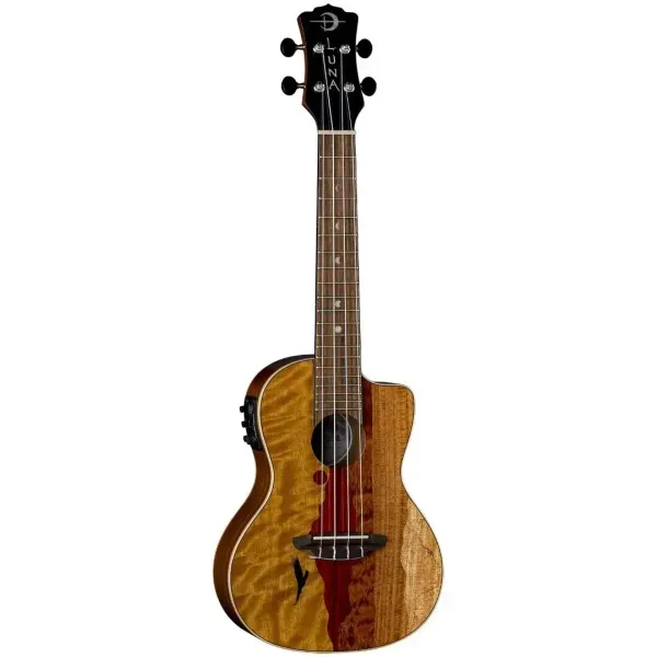 Luna Guitars Vista Eagle Tropical Wood Concert Acoustic-Electric Ukulele - DEMO