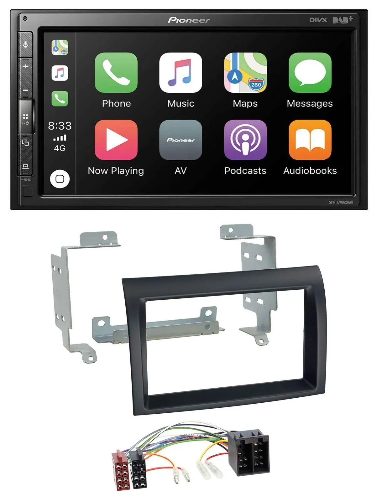 Pioneer USB MP3 DAB 2DIN Bluetooth Autoradio für Citroen Jumper Peugeot Boxer Fi