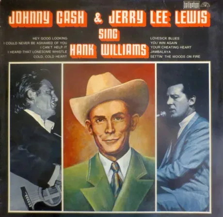 JOHNNY CASH / JERRY LEE LEWIS - Johnny Cash & Jerry Lee Lewis Sing Hank Williams (LP , Used)