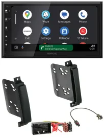 Kenwood DAB Bluetooth USB MP3 2DIN Autoradio für Jeep Grand Cherokee Dodge Duran