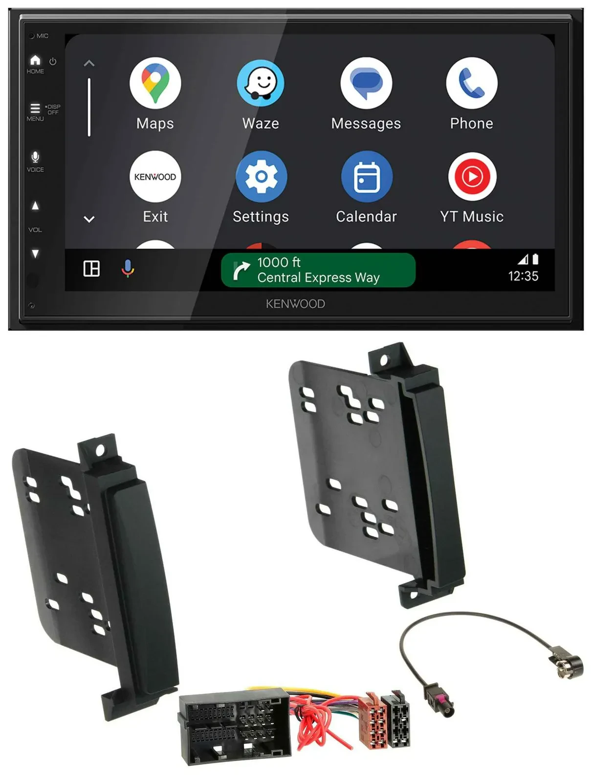 Kenwood DAB Bluetooth USB MP3 2DIN Autoradio für Jeep Grand Cherokee Dodge Duran