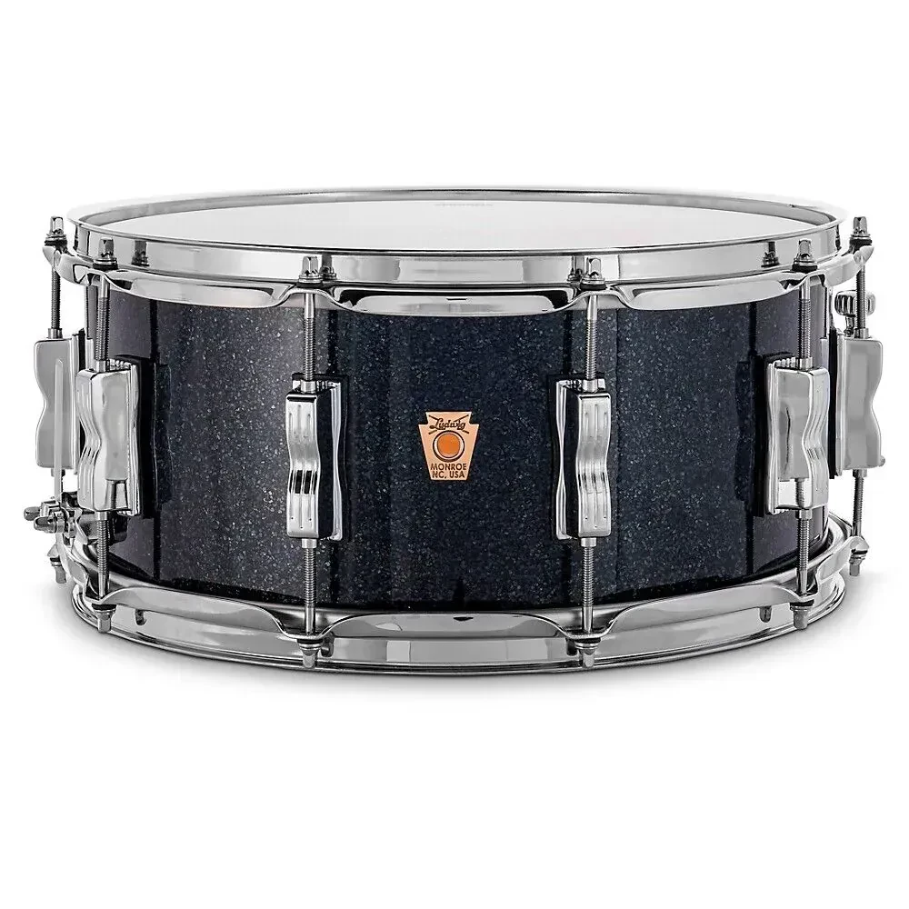 Малый барабан Ludwig Classic Maple 14x6.5 Hybrid Black Sparkle