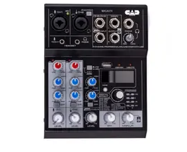 Аналоговый микшер CAD Audio MXU4-FX 4 Channel Mixer with USB Interface and Digital Effects