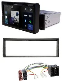 Pioneer DAB MP3 Bluetooth USB Autoradio für VW Golf 2 83-92 Jetta II 84-92 T4 90