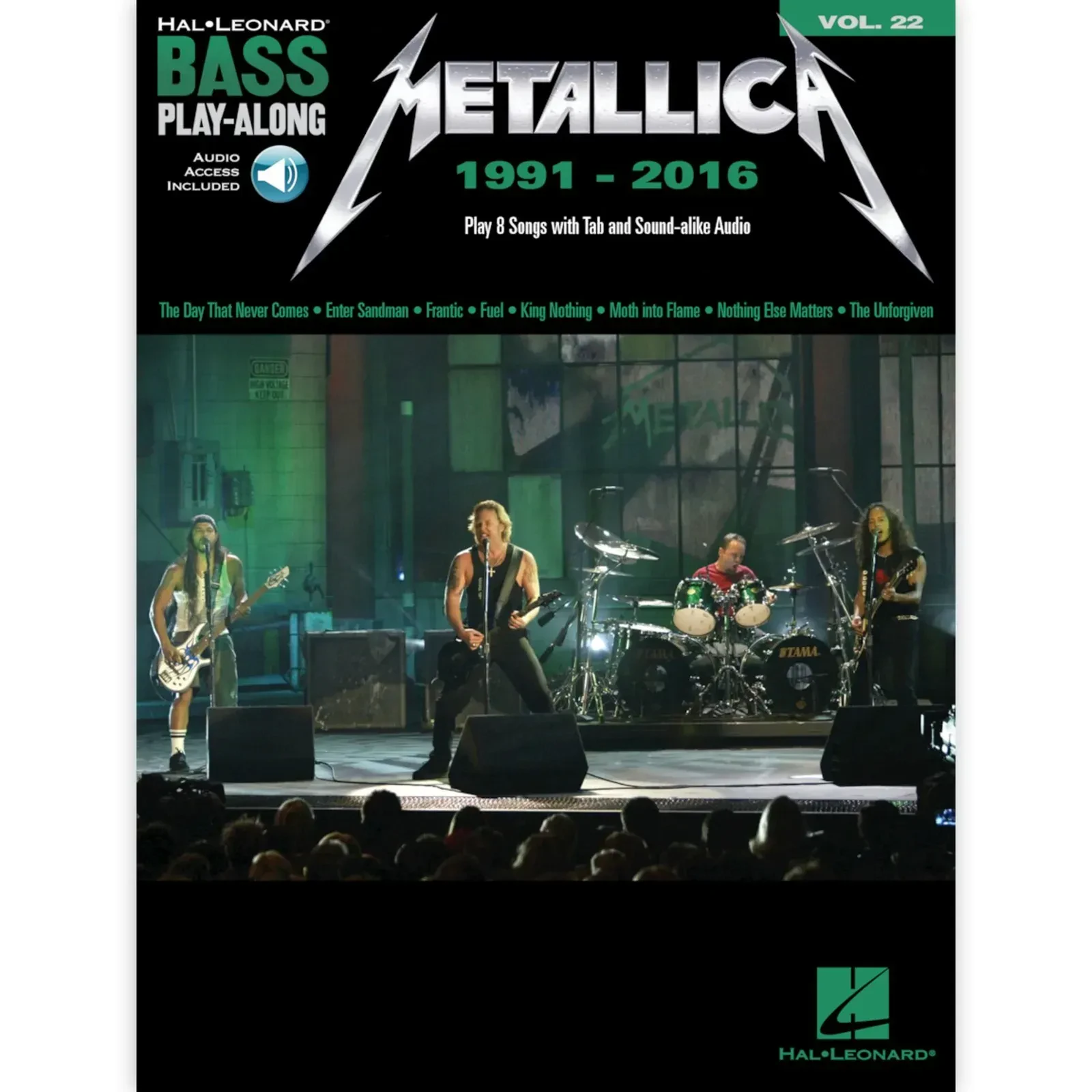 Сборник песен Hal Leonard Bass Play-Along Volume 22: Metallica 1991-2016