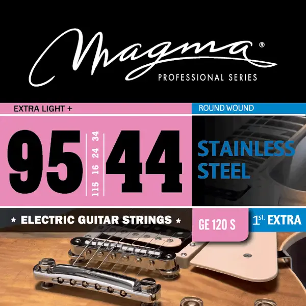 Струны для электрогитары Magma Strings GE120S Stainless Steel 9.5-44