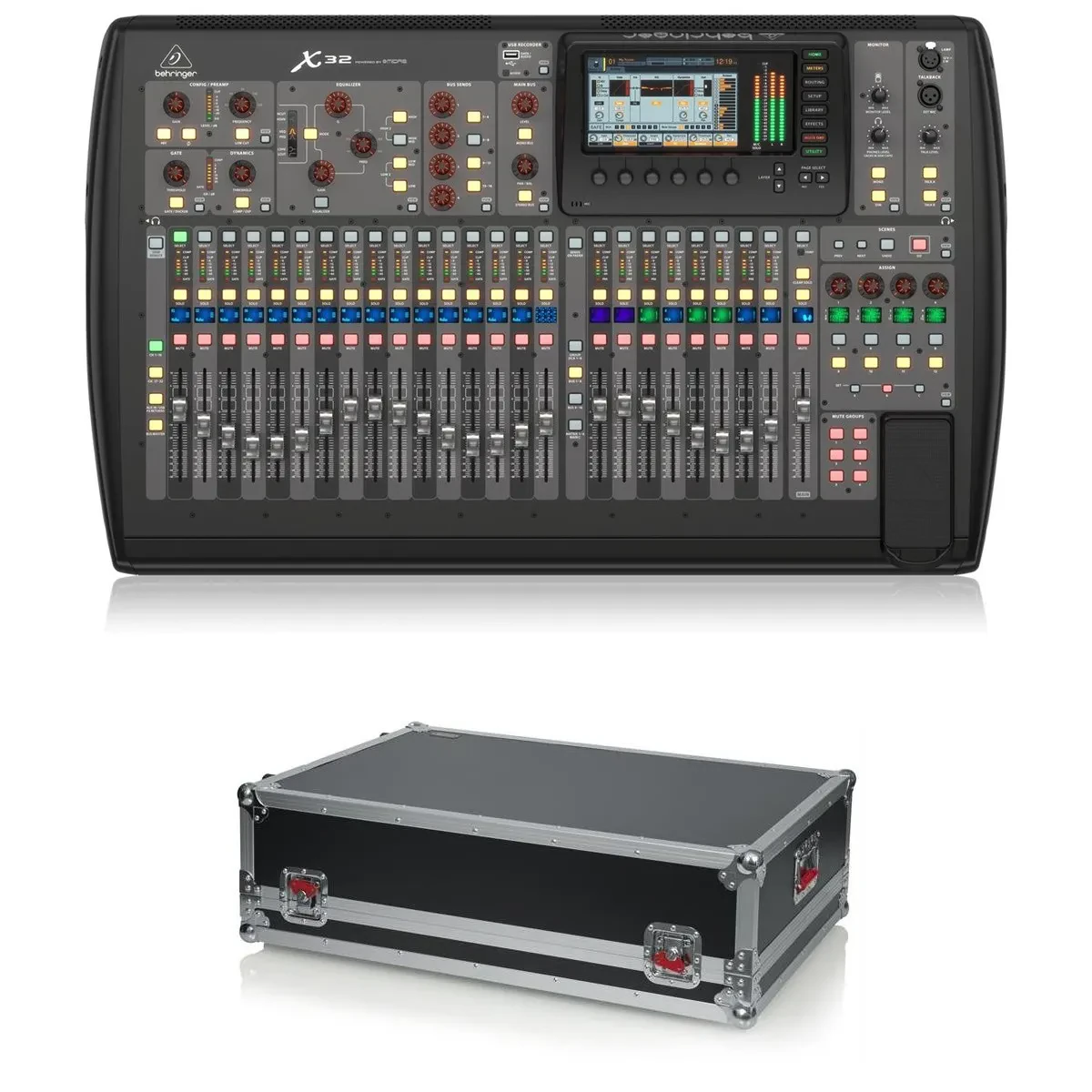 Цифровой микшер Behringer X32 32-Channel 16-Bus с кейсом Gator