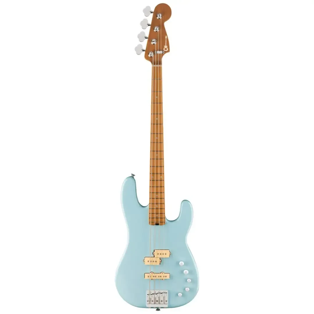 Бас-гитара Charvel Pro-Mod San Dimas PJ IV Caramelized Maple FB, Sonic Blue