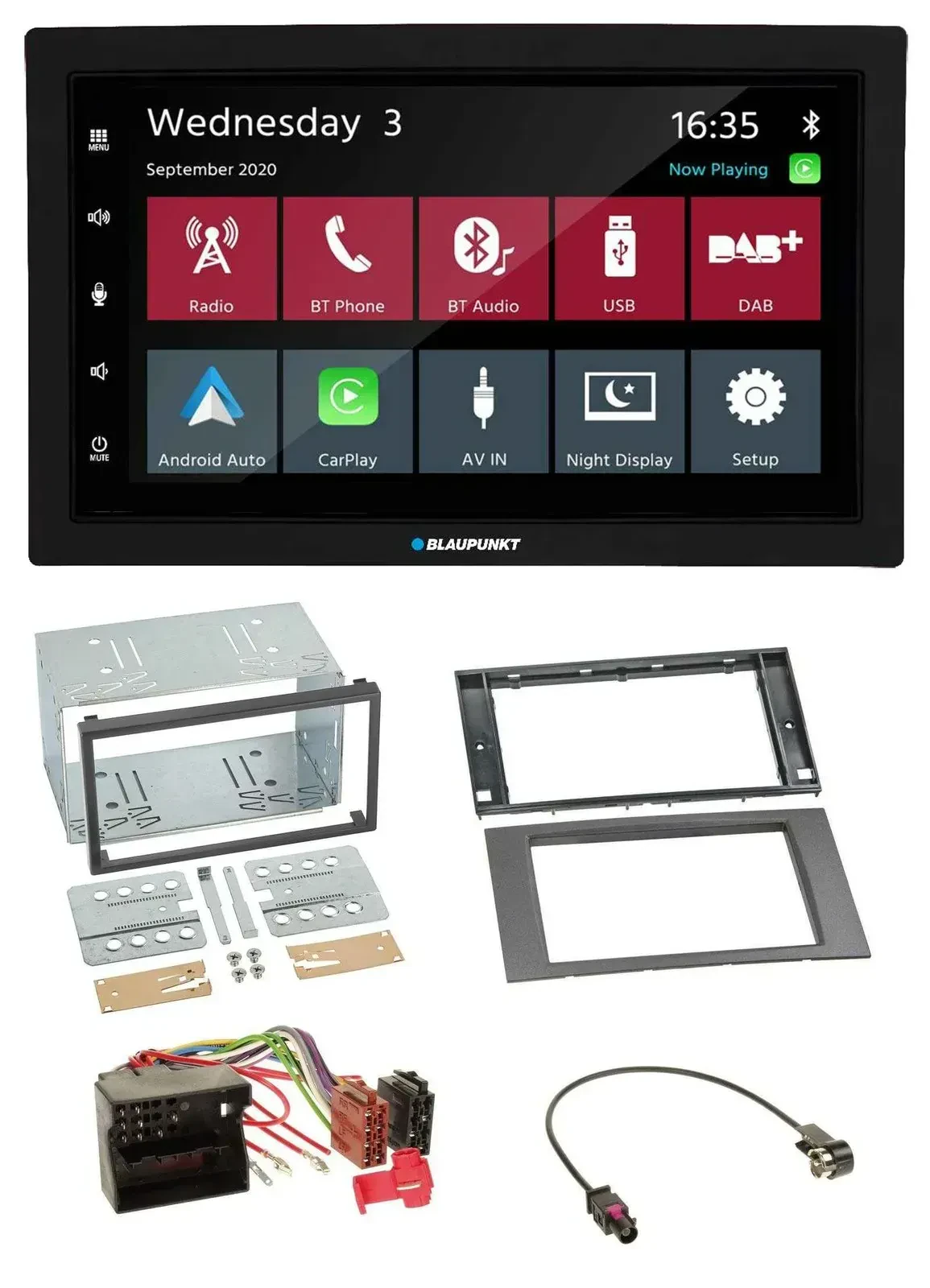 Blaupunkt DAB Bluetooth USB MP3 2DIN Autoradio für Ford C-Max Galaxy S-Max 03-07