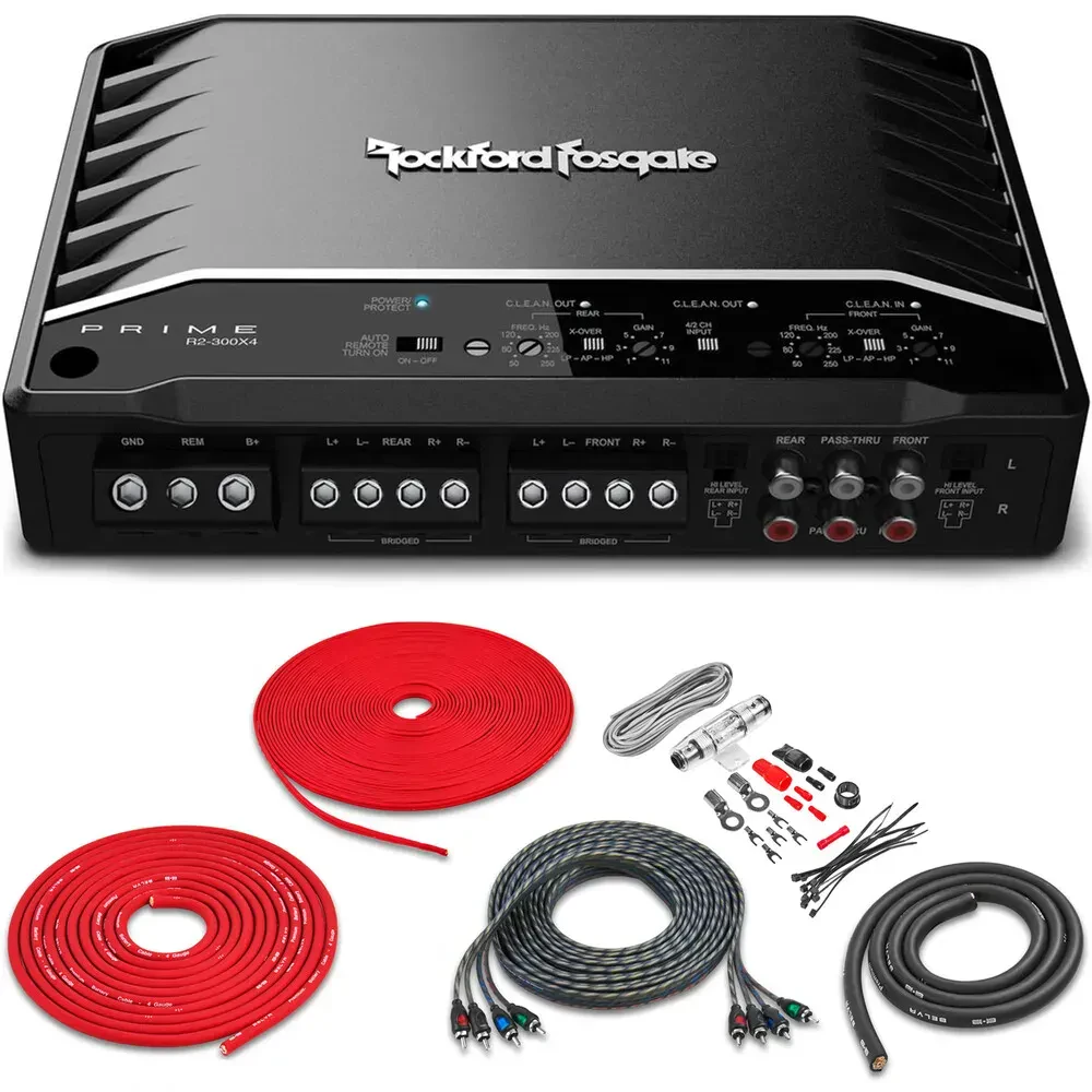 Усилитель мощности Rockford Fosgate R2-300X4 Class-D, 4-Channel (набор)