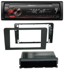 Автомагнитола Pioneer DAB 1DIN USB MP3 для Audi A3 8P 2003–2012 (Bose активная система)