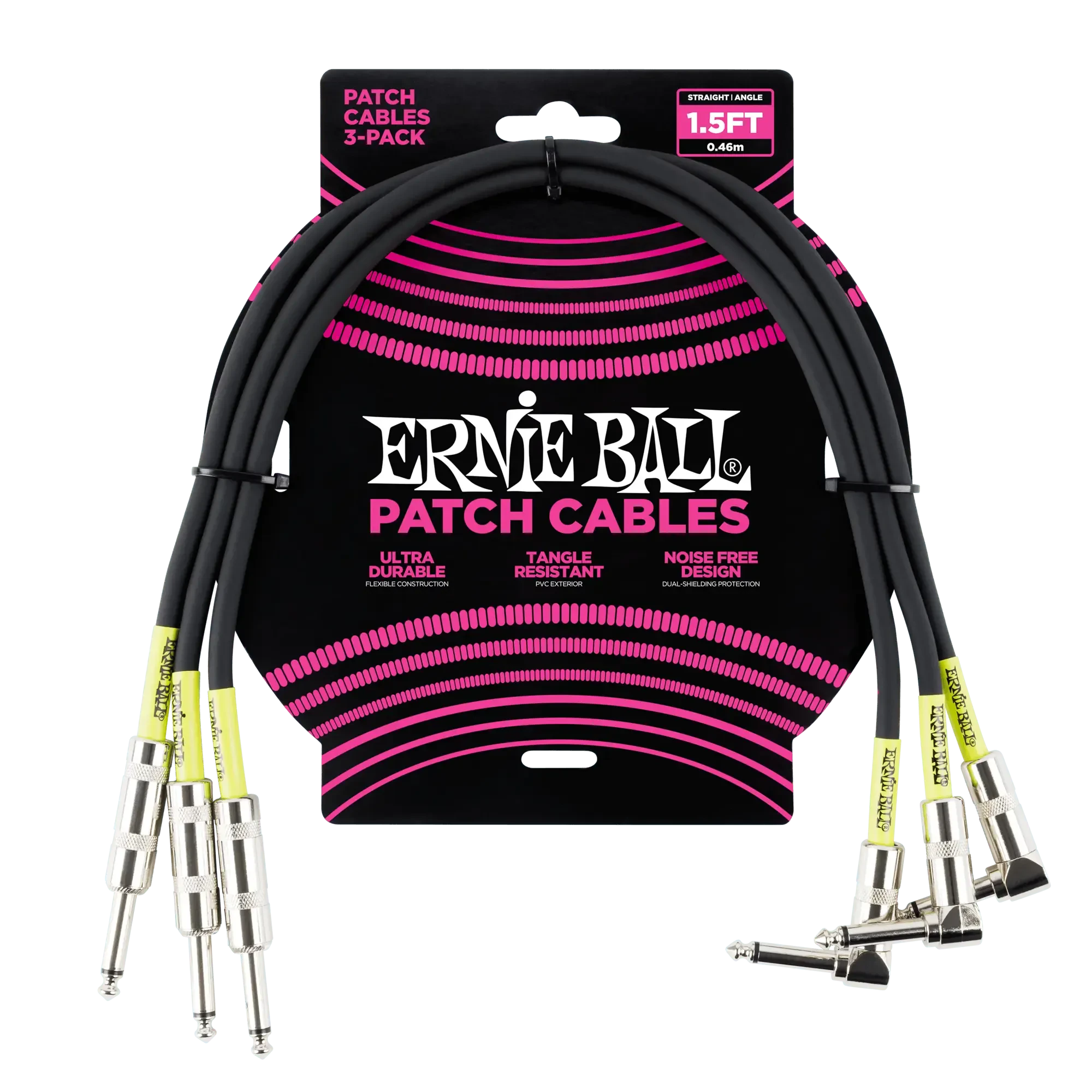 Патч-кабель инструментальный Ernie Ball 6076 0.3м