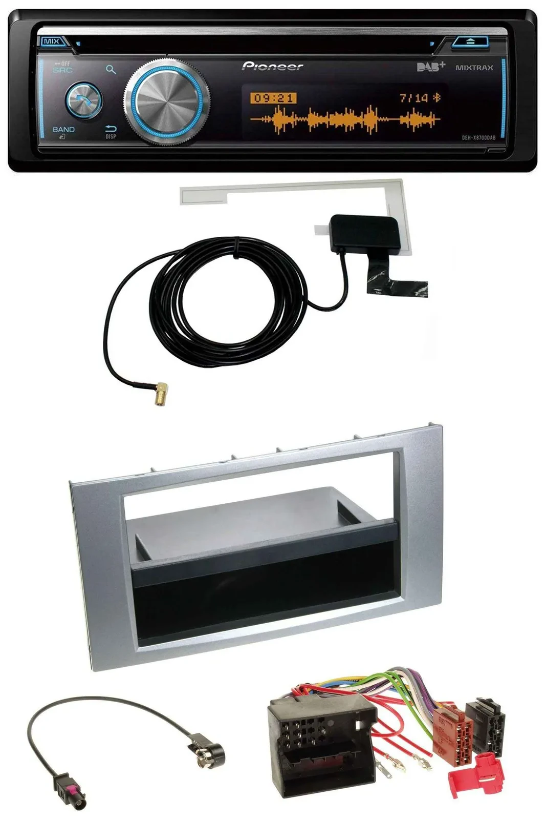 Pioneer Bluetooth DAB MP3 USB CD Autoradio für Ford Galaxy Focus C-Max S-Max 03-