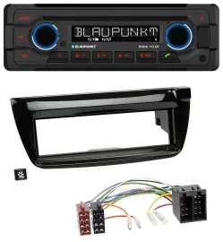 Blaupunkt AUX MP3 CD Bluetooth USB Autoradio für Opel Combo ab 11 Fiat Doblo 12-
