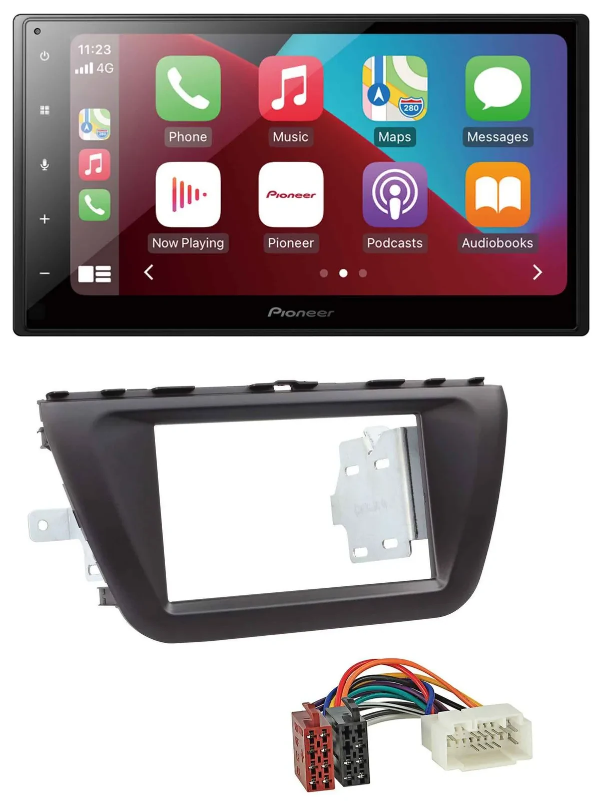 Pioneer USB MP3 DAB 2DIN Bluetooth Autoradio für Suzuki SX4 (ab 2013)