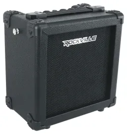 Rockville G-CHARGE 20 BLACK Rechargeable Battery Guitar Amplifier Spring Reverb