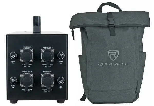 American DJ MDF2PSUX40 1500W Power Supply For (40) MDF2 Dance Floor Panels+Bag